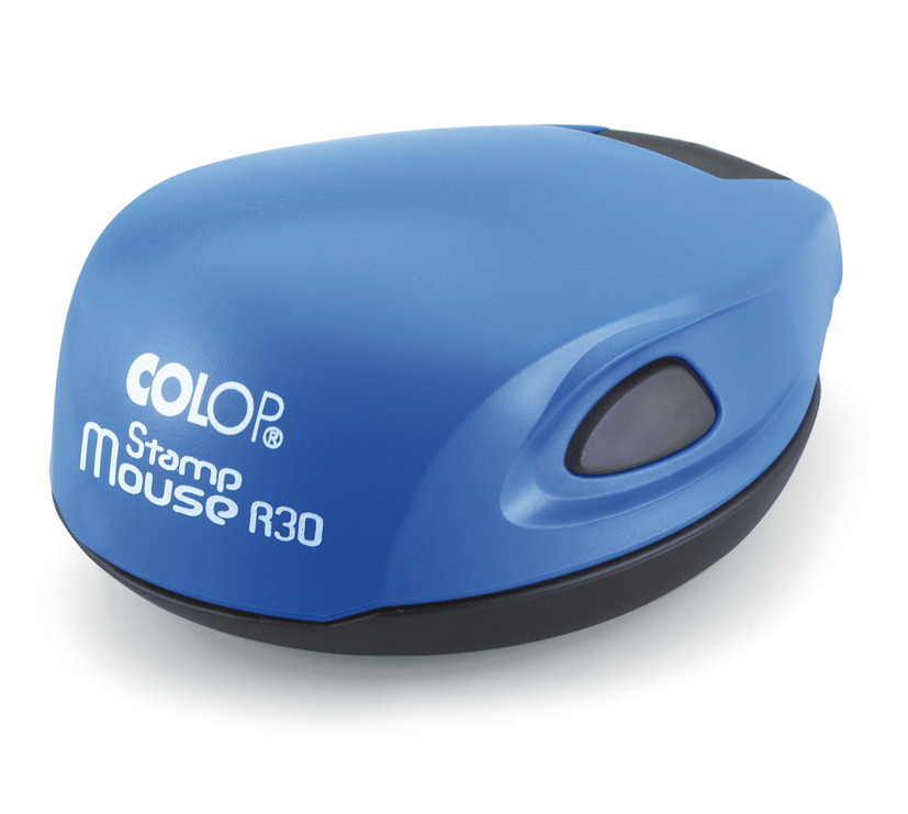 Печать на карманной пластмассовой оснастке СOLOP Mouse R30