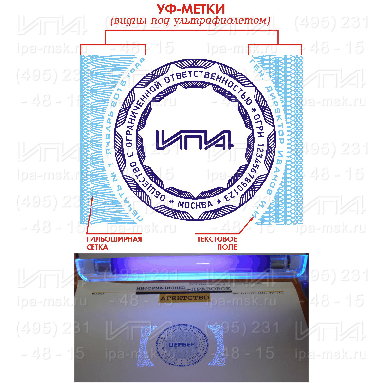 Печать с защитой «ЦЕРБЕРЪ» на автоматической пластмассовой оснастке СOLOP 2800